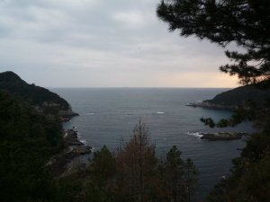 Vistas desde el parque de  Shimoda (Shimoda  Kōen)